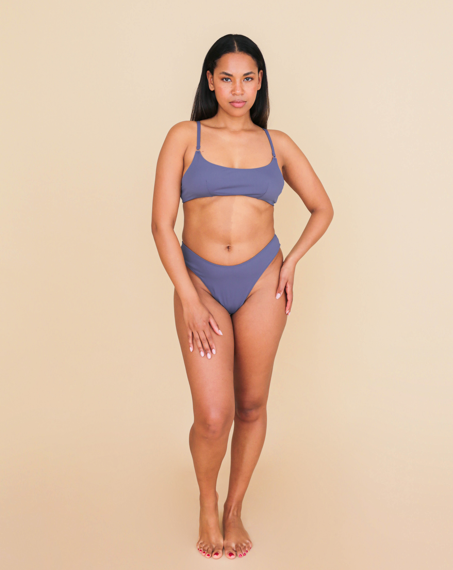Bold bottom - Blue poppy
