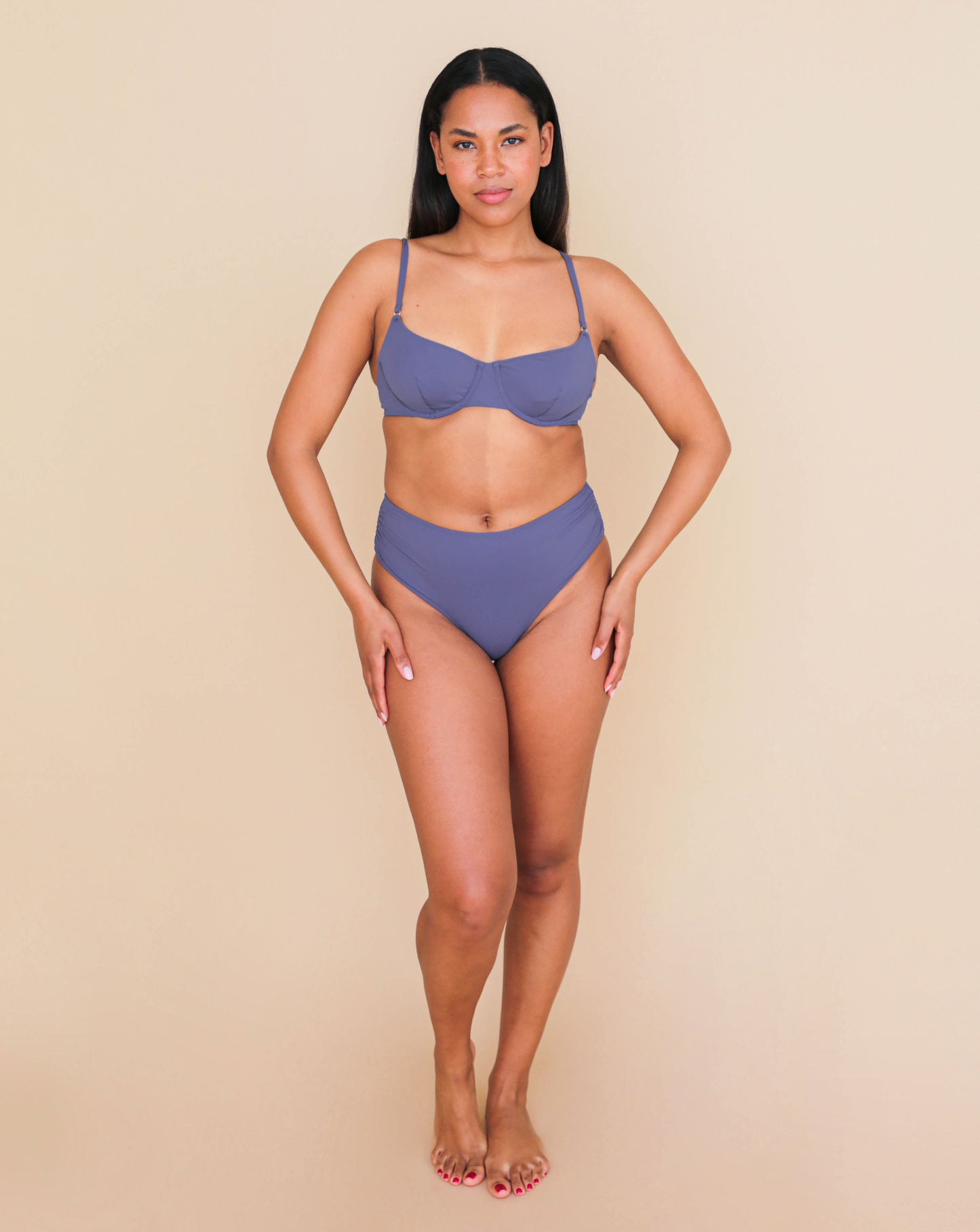 Comfort top - Blue poppy